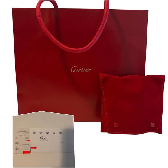 Cartier Jewelry - AUTHENTIC Cartier Love Bracelet Jewelry Travel storage Pouch & Shopping Bag